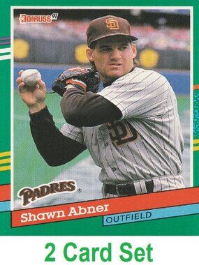 Shawn Abner Baseball Card Collection